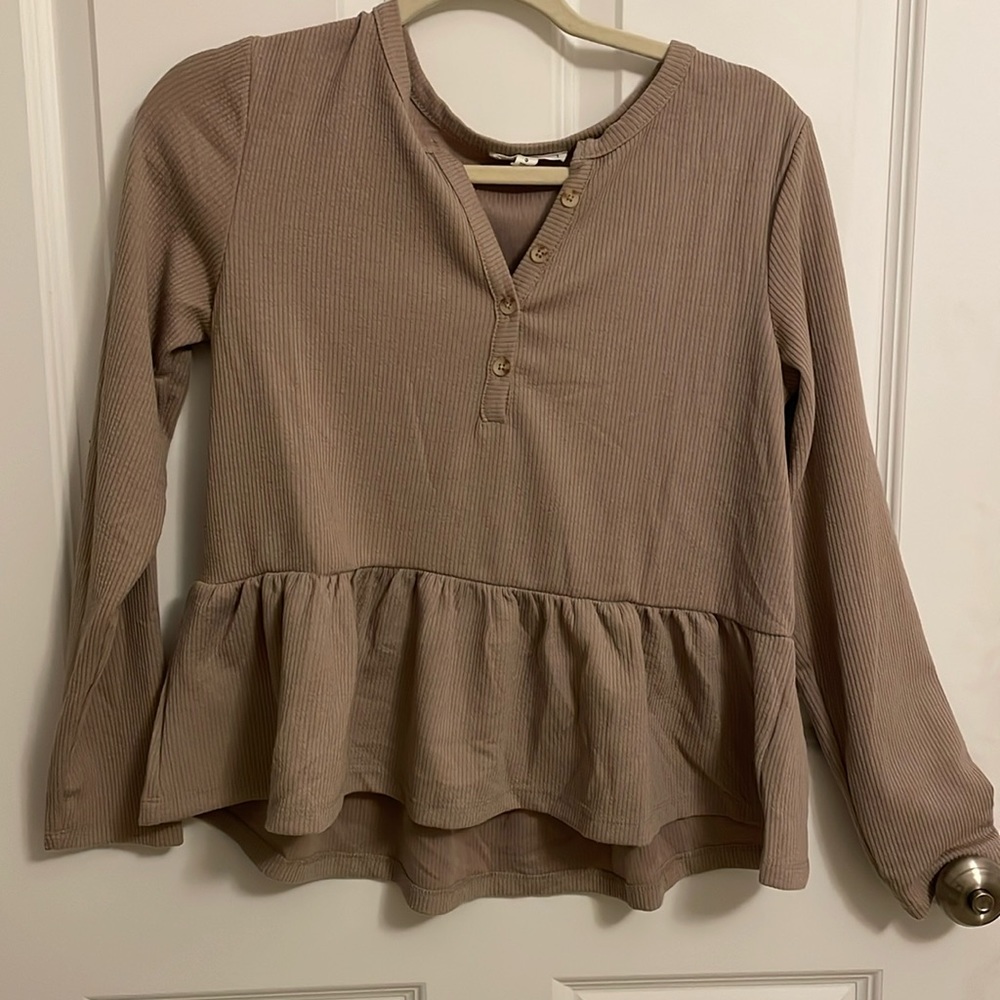Peplum shirt